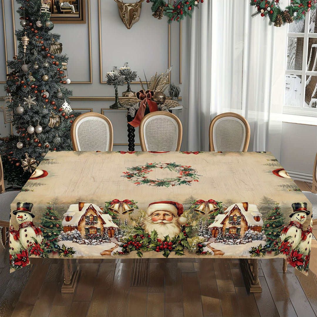 Festive Christmas Tablecloth