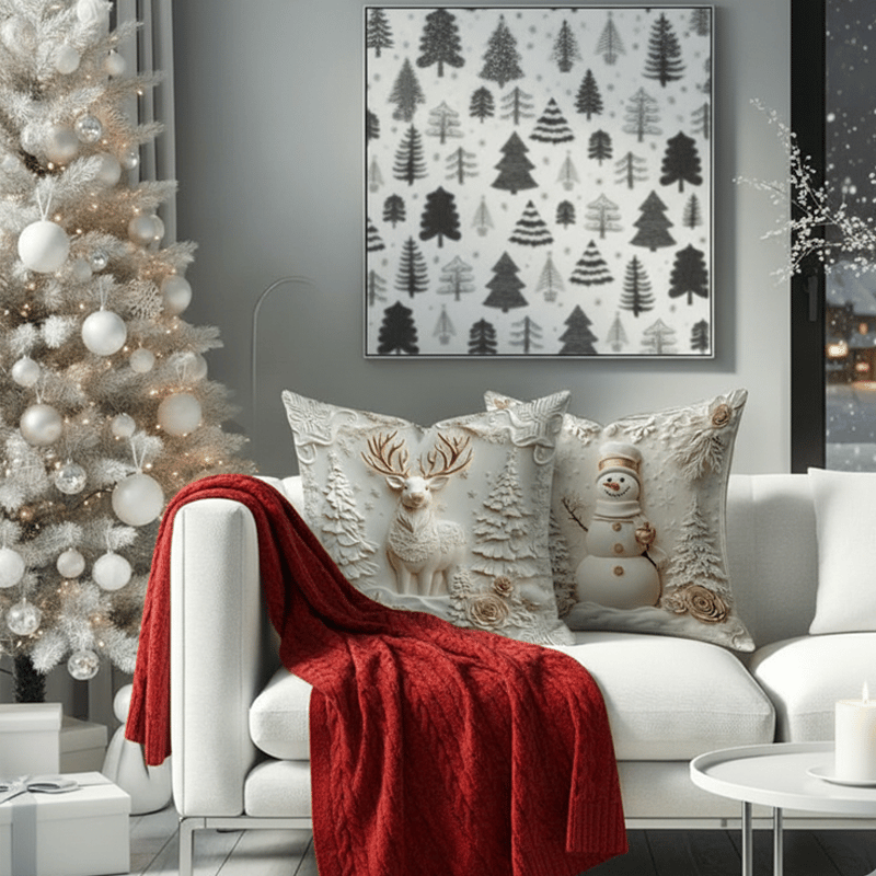 🎅 Christmas Sale -49%! Christmas-themed Pillow Cover