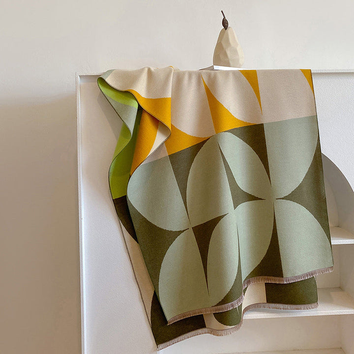 Ravethis™ | Warmer Schal mit geometrischen Mustern