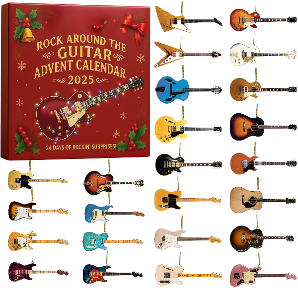 Rock Around the Guitar Advent Calendar 2025🎸🎄