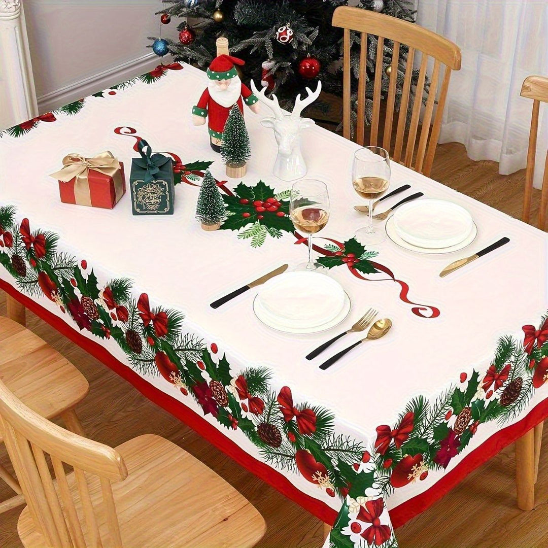 Festive Christmas Tablecloth