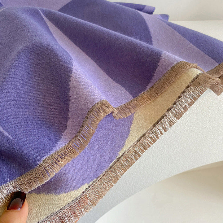 Ravethis™ | Warmer Schal mit geometrischen Mustern