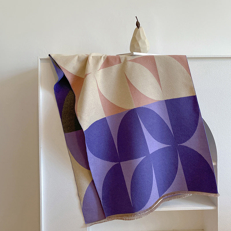 Ravethis™ | Warmer Schal mit geometrischen Mustern