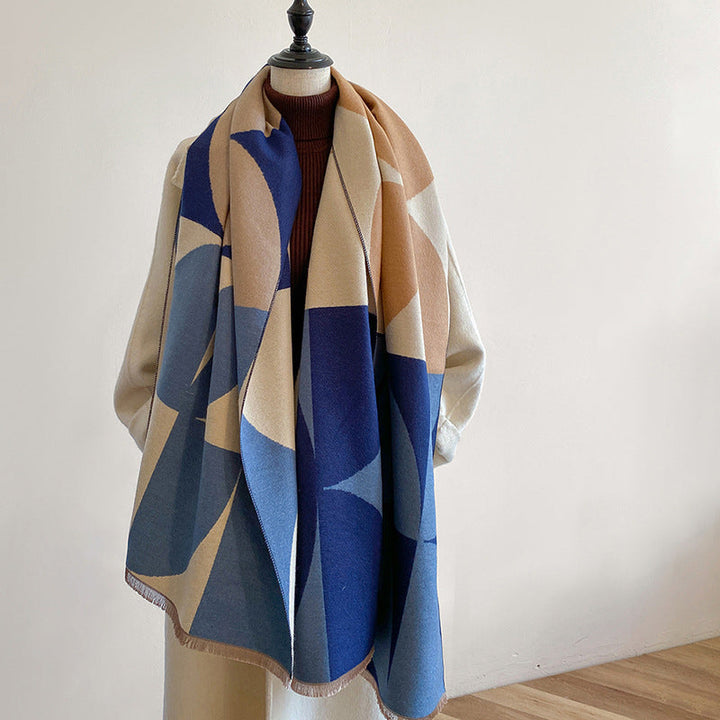 Ravethis™ | Warmer Schal mit geometrischen Mustern