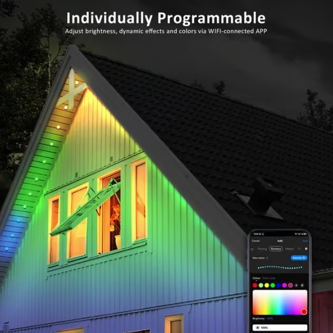 ⏰ Last day of sales! 🌈 Smart and multicolor outdoor LED lighting