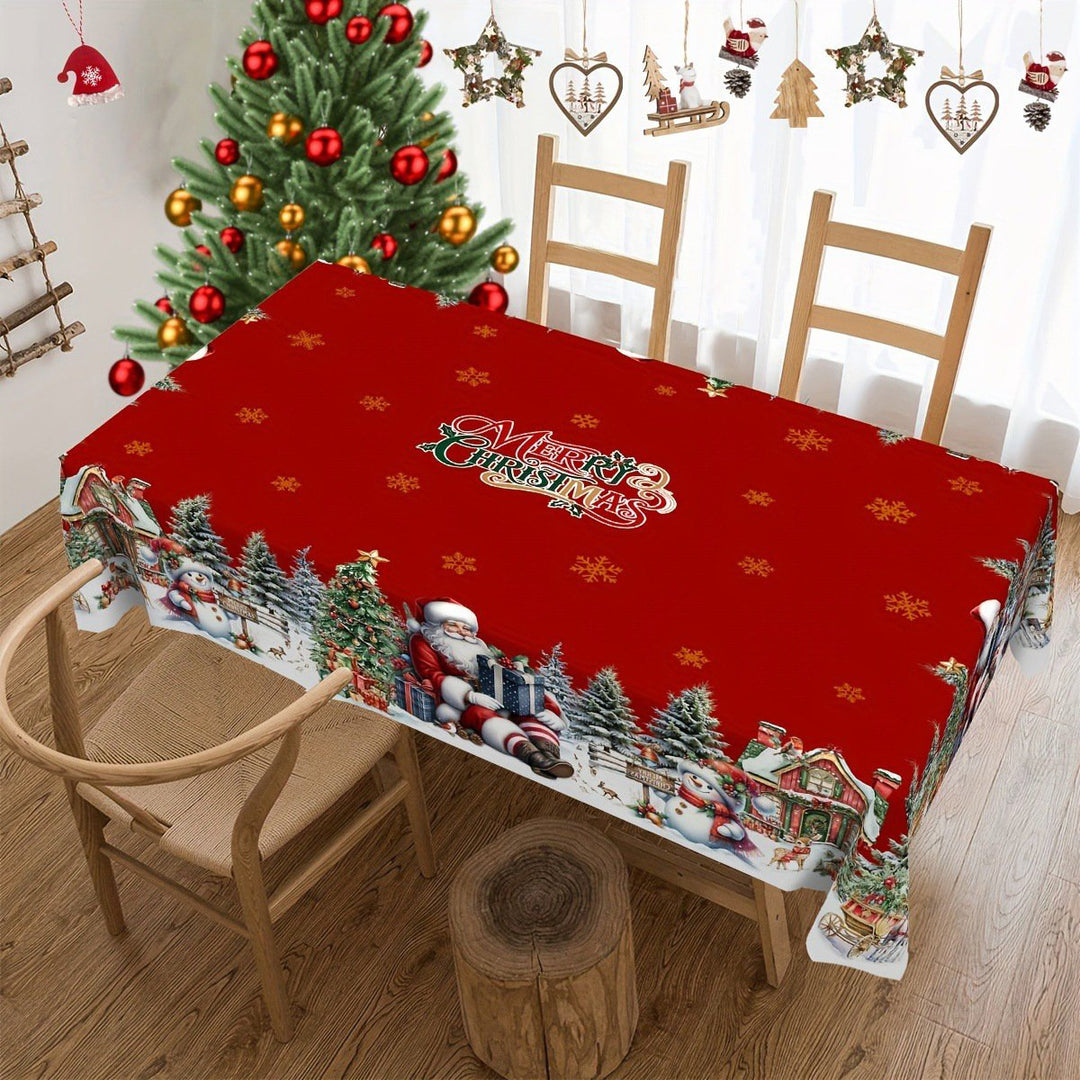 Festive Christmas Tablecloth