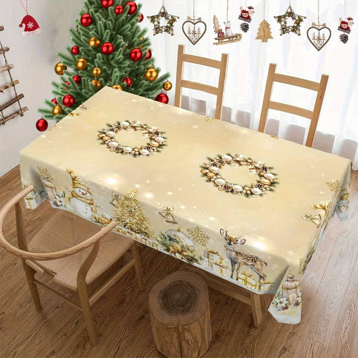 Festive Christmas Tablecloth