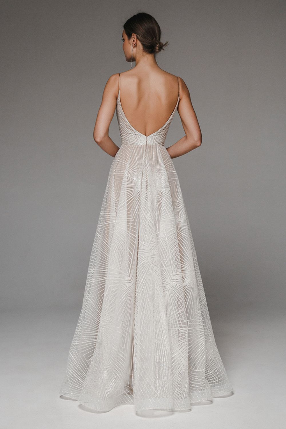 Zephyr™ | Elegantes Midi-Kleid mit geometrischen Pailletten