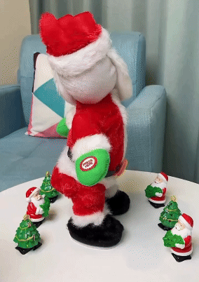 (🎉 Early Christmas Promotion - 50% OFF 🎄) Musical Santa Claus with Climbing Rope