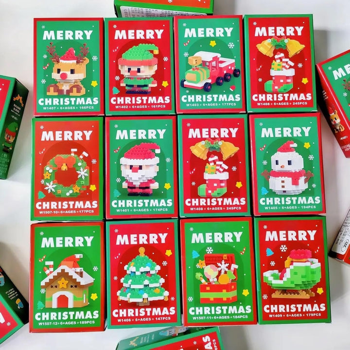 🎅 Santa Building Blocks™ – 12 creative Christmas figures for the whole family. 🎄