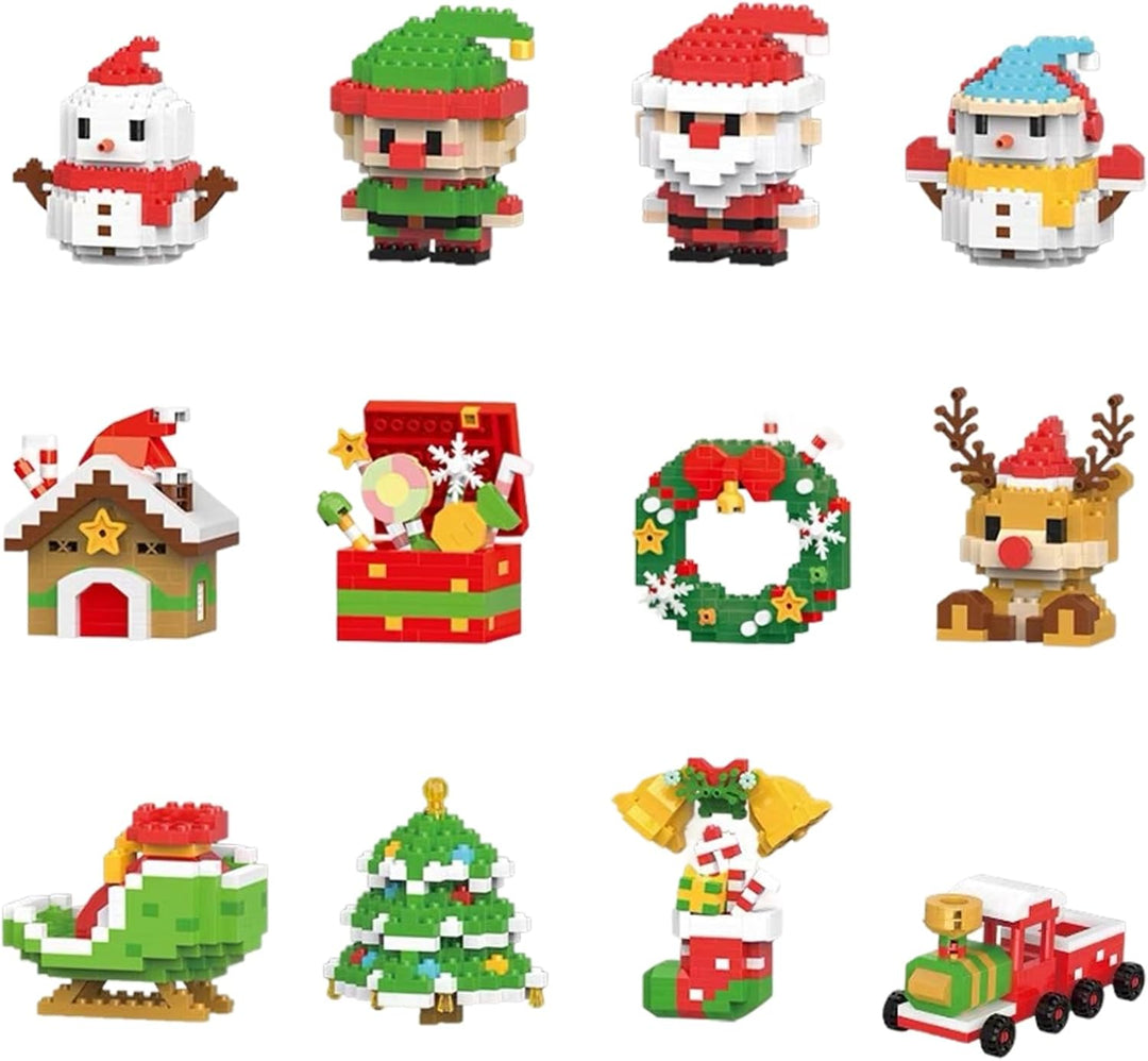 🎅 Santa Building Blocks™ – 12 creative Christmas figures for the whole family. 🎄