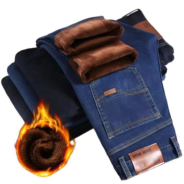 Fynestra™ | Flanell Stretch Jeans von hoher Qualität