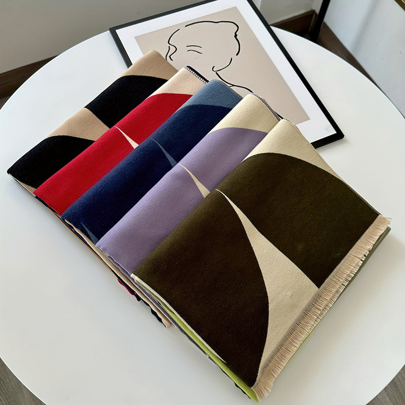 Ravethis™ | Warmer Schal mit geometrischen Mustern