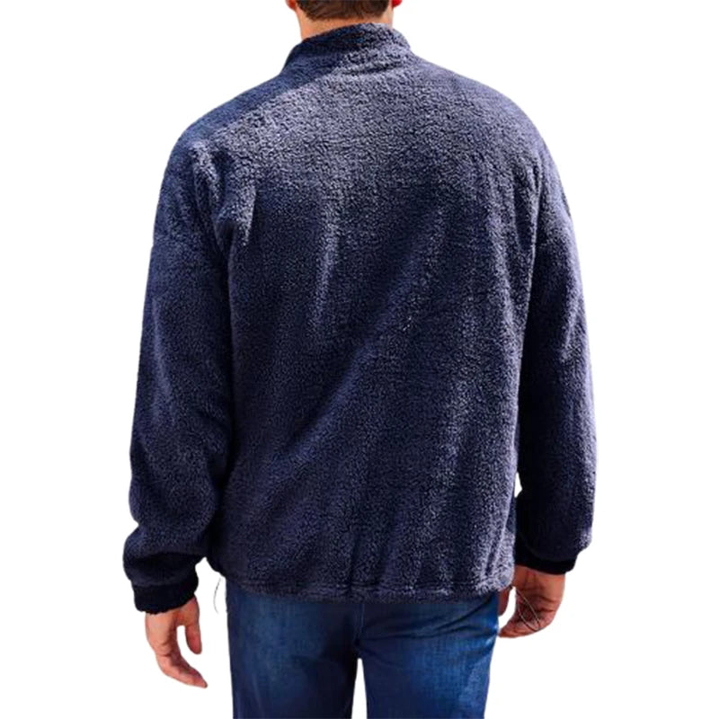 Alden™ | Pullover in Fleece con Zip a Quarto per Uomo