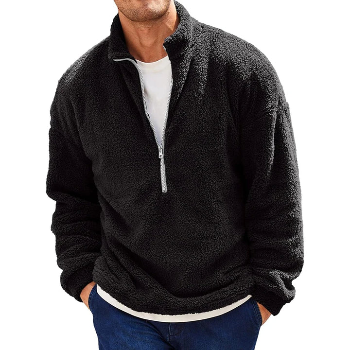 Alden™ | Pullover in Fleece con Zip a Quarto per Uomo
