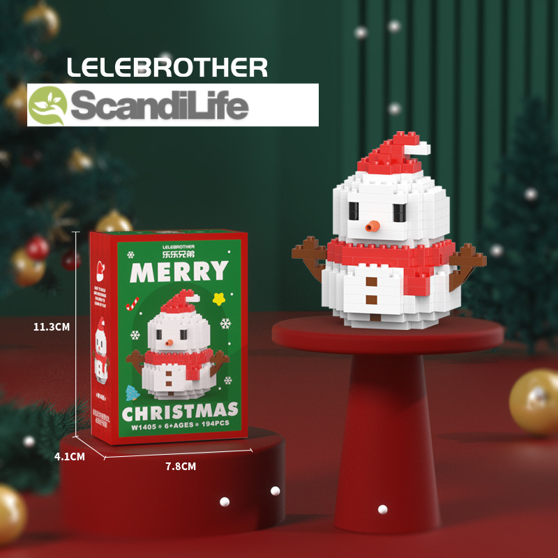 🎅 Santa Building Blocks™ – 12 creative Christmas figures for the whole family. 🎄