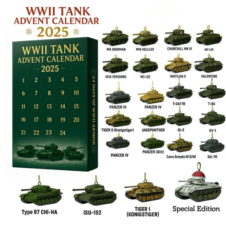 World War II Tank Advent Calendar 2025