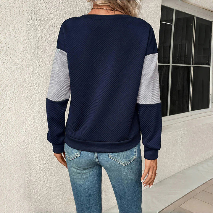 Velithra™ | Pullover mit Farbblöcken