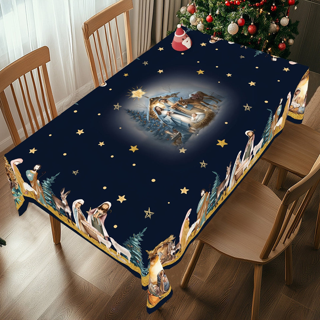 Festive Christmas Tablecloth