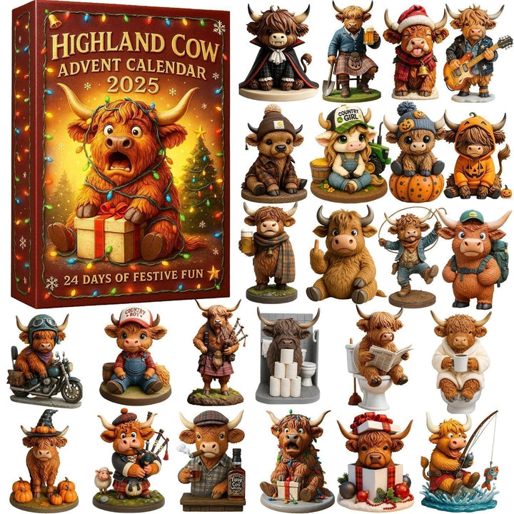 🐮 Hooglander Advent Calendar 2025 🎄✨ (24 pieces)