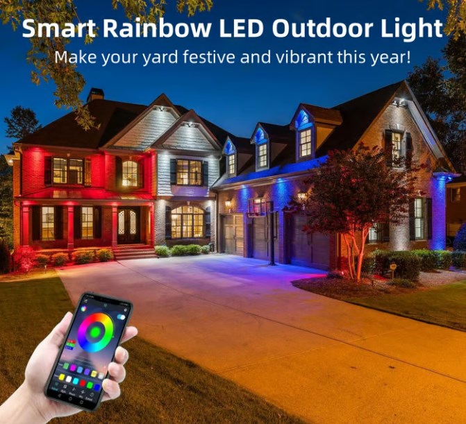 ⏰ Last day of sales! 🌈 Smart and multicolor outdoor LED lighting