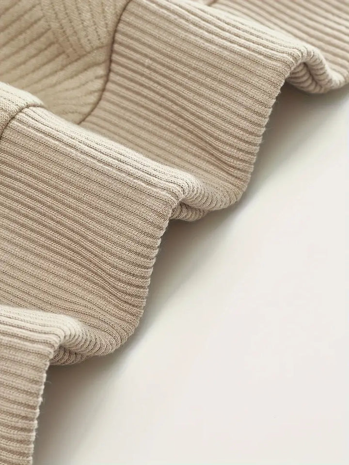 Tynora™ | Vintage Zip-Up Trui met Geometrisches Design