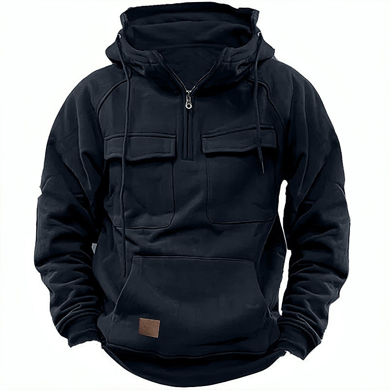 Seraph™ | Bequemer Winterhoodie mit Reißverschluss